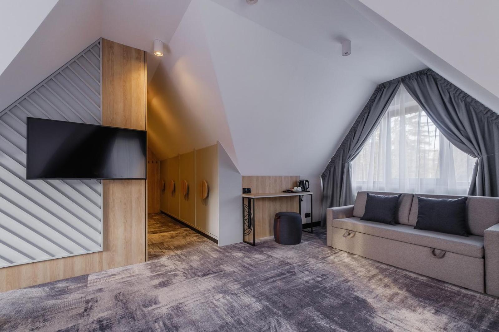 Studio z rozkładaną sofą